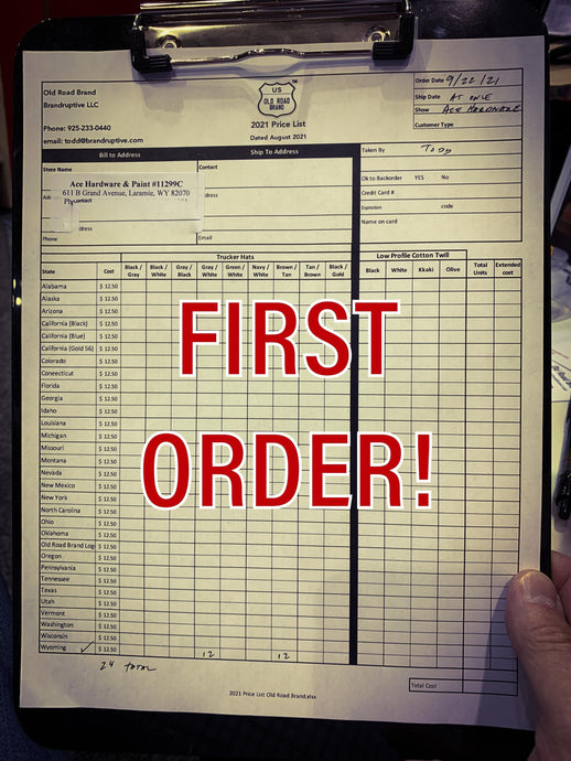 Remembering The First Wholesale Order