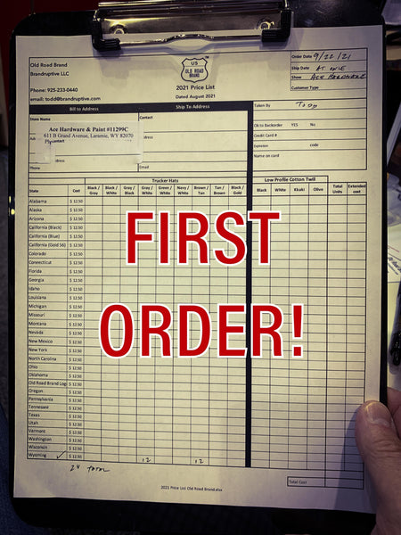 Remembering The First Wholesale Order