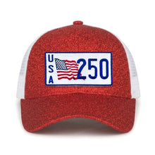 Load image into Gallery viewer, USA 250 Trucker Hat