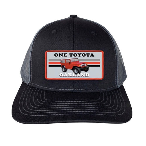 One Toyota Red Landcruiser